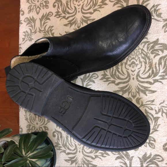 Men’s UGG Leif Chelsea Leather Boots - Picture 3 of 5